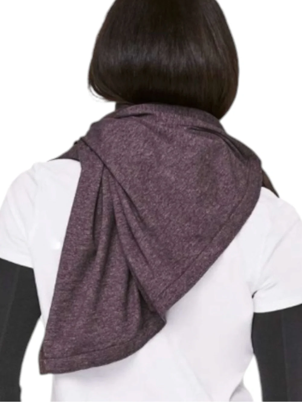 LULULEMON Vinyasa Scarf *Rulu in Heathered Artic Plum /Black — NEW WITH TAGS!!!